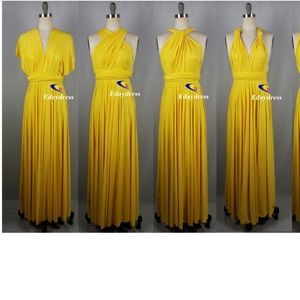 Yellow Infinty Maxi Dress